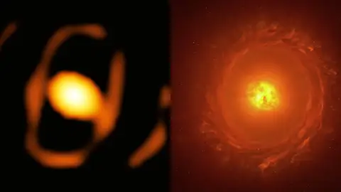 Imagen de la estrella WOH Imagen de la estrella WOH