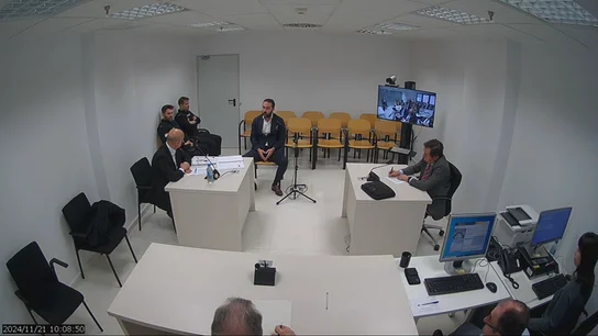 Imagen de la declaración de Víctor de Aldama, presunto comisionista, ante la Justicia Imagen de la declaración de Víctor de Aldama, presunto comisionista, ante la Justicia
