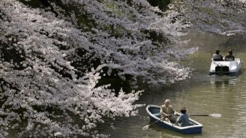 Pareja de ancianos en Japón