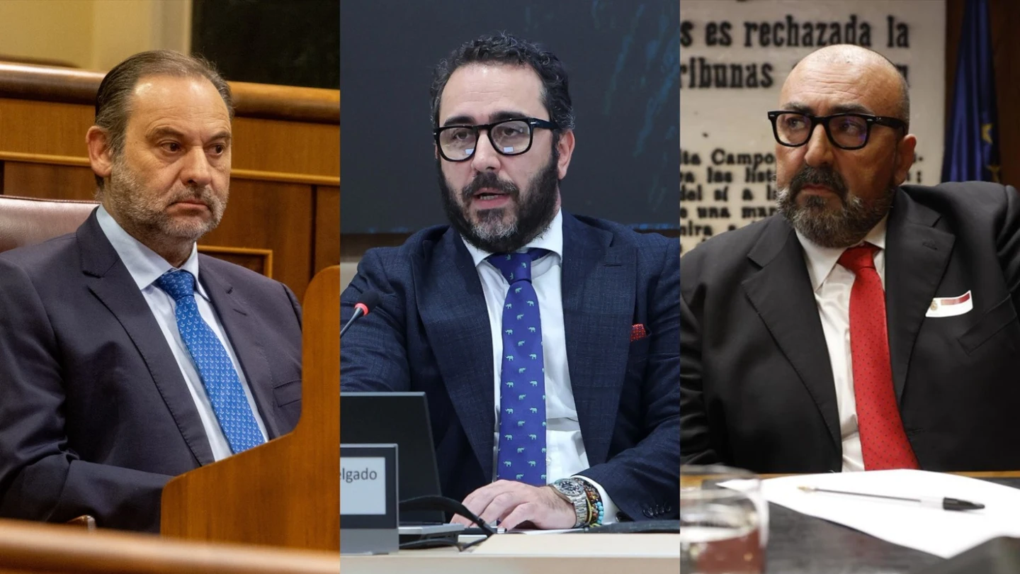 José Luis Ábalos, Víctor de Aldama y Koldo García José Luis Ábalos, Víctor de Aldama y Koldo García