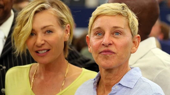 Ellen DeGeneres, con Portia di Rossi, en una imagen de archivo Ellen DeGeneres, con Portia di Rossi, en una imagen de archivo