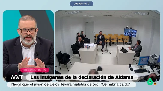 Edu Galán reacciona al relato de Aldama sobre el 'caso Delcy': "Lo que plantea es como si fuera James Bond" "Tan inverosímil es lo de Aldama como lo contrario", afirma Edu Galán en este vídeo, donde comenta la declaración del conseguidor de la trama Koldo en la que da detalles sobre su participación en la visita de Delcy Rodríguez.