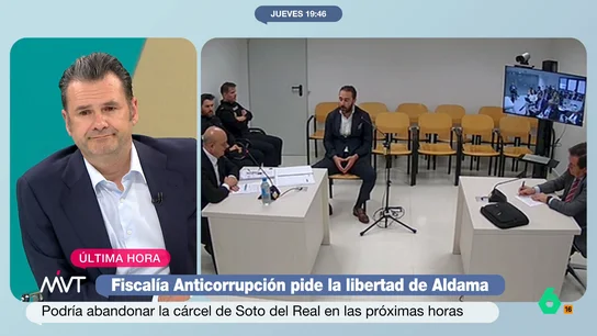 Iñaki López reacciona a la salida de prisión de Víctor de Aldama La salida de prisión de Víctor de Aldama es inminente después de que la Fiscalía Anticorrupción haya pedido su libertad por su colaboración durante la declaración de esta mañana. En este vídeo, Alfonso Pérez Medina explica los detalles.