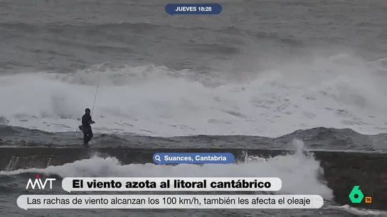 La borrasca Caetano activa avisos por fuerte viento, oleaje y lluvias en 14 comunidades autónomas La borrasca Caetano activa avisos por fuerte viento, oleaje y lluvias en 14 comunidades autónomas