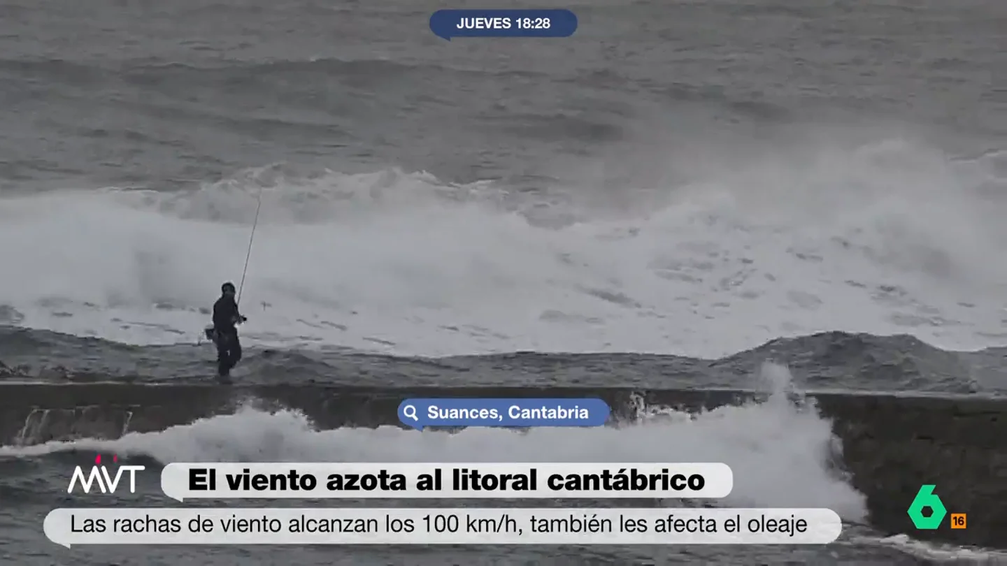 La borrasca Caetano activa avisos por fuerte viento, oleaje y lluvias en 14 comunidades autónomas La borrasca Caetano activa avisos por fuerte viento, oleaje y lluvias en 14 comunidades autónomas