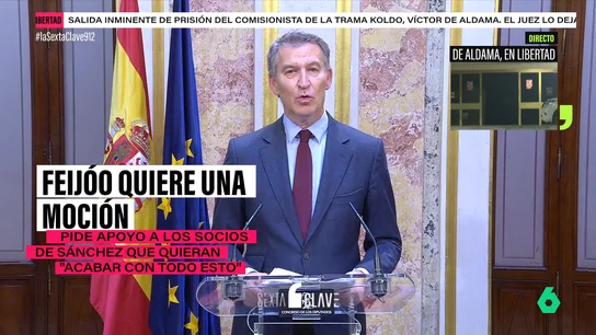 Estos son los complejos escenarios que debe manejar Feijóo para tumbar al Gobierno con una moción de censura Estos son los complejos escenarios que debe manejar Feijóo para tumbar al Gobierno con una moción de censura