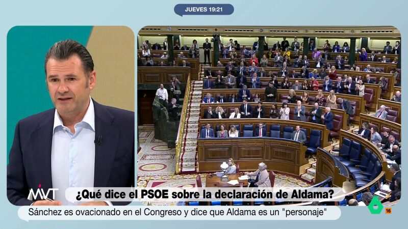 Iñaki López, sobre los aplausos a Sánchez: "Desde el vídeo de cumpleaños de Amancio Ortega no veía tantos empleados entregados"