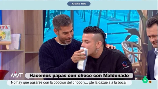 Percance Maldonado en Mas Vale Tarde Percance Maldonado en Mas Vale Tarde