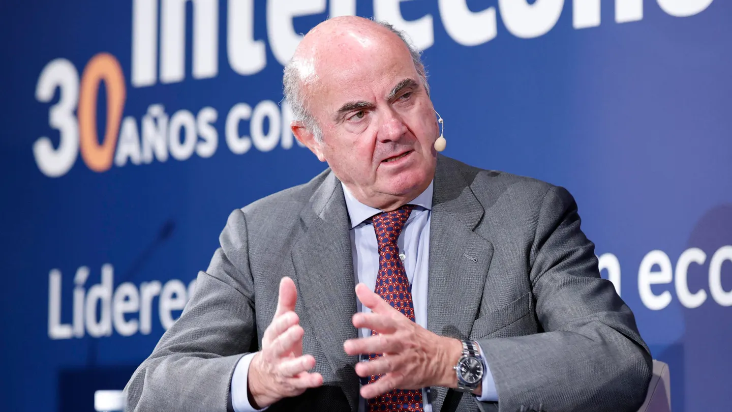 Luis de Guindos, en un acto Luis de Guindos, en un acto