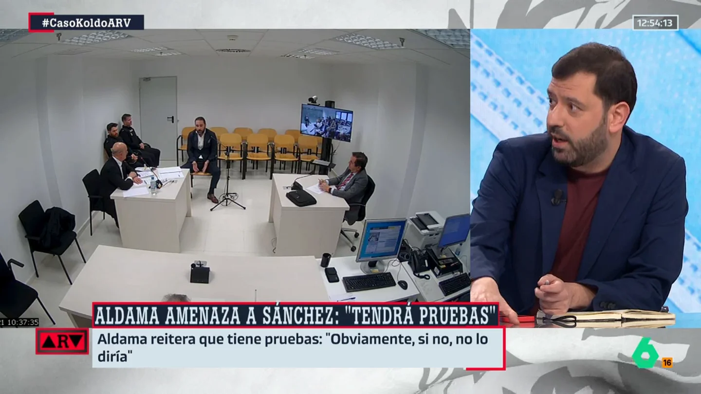ARV-Valdivia señala que desde el Gobierno trasladan "tranquilidad" tras la declaración de Aldama ARV-Valdivia señala que desde el Gobierno trasladan "tranquilidad" tras la declaración de Aldama