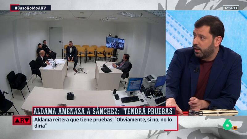 ARV-Valdivia señala que desde el Gobierno trasladan "tranquilidad" tras la declaración de Aldama