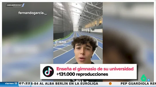 Un español que vive en Estados Unidos alucina con el gimnasio de su universidad: "¡Hay una pista de atletismo!" Un español que vive en Estados Unidos alucina con el gimnasio de su universidad: "¡Hay una pista de atletismo!"
