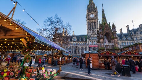 Mercadillo de Navidad de Mánchester (Reino Unido) 