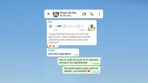 Las transcripciones de WhatsApp Las transcripciones de WhatsApp