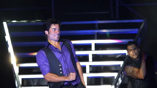 Chayanne en un concierto. Chayanne en un concierto.