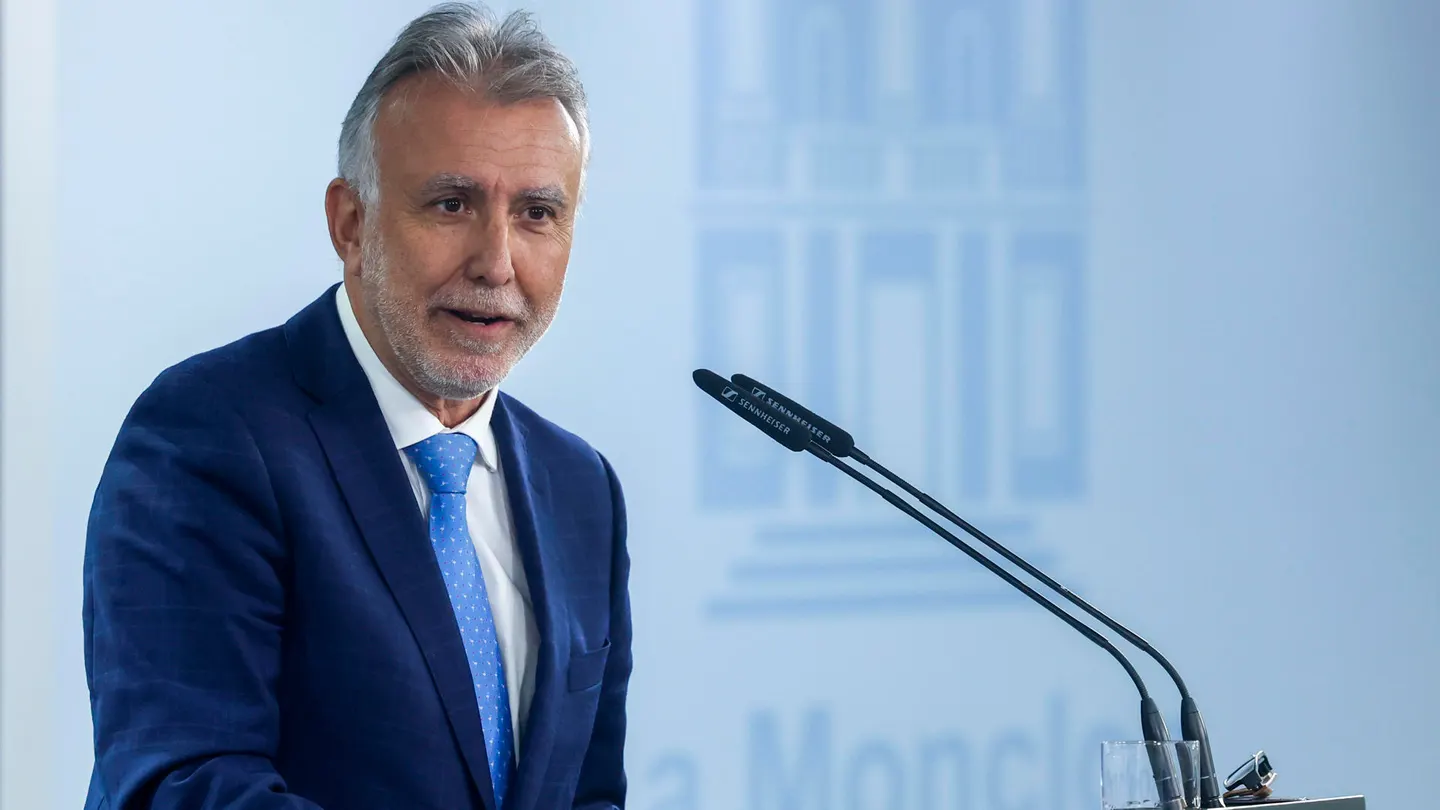 El ministro de Política Territorial, Ángel Víctor Torres, comparece en Moncloa. El ministro de Política Territorial, Ángel Víctor Torres, comparece en Moncloa.