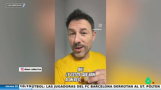 Iñaki Urrutia, a los que piden al camarero cambios en el plato del menú: "Lo que te puedo dar es una hostia" Iñaki Urrutia, a los que piden al camarero cambios en el plato del menú: "Lo que te puedo dar es una hostia"