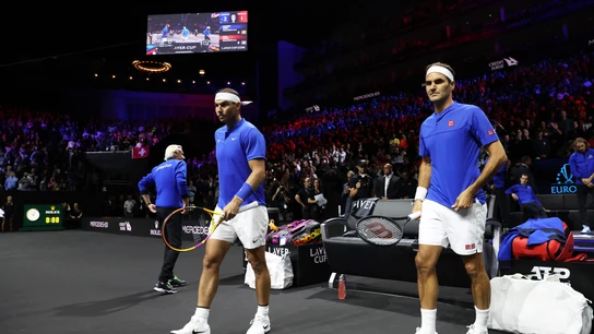 Rafa Nadal y Roger Federer Rafa Nadal y Roger Federer