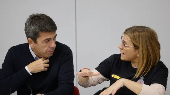 Carlos Mazón y la delegada del Gobierno en la Comunitat Valenciana, Pilar Bernabé Carlos Mazón y la delegada del Gobierno en la Comunitat Valenciana, Pilar Bernabé