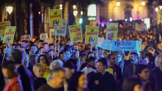 Manifestación bajo el lema "Mazón y Rovira, dimisión" Manifestación bajo el lema "Mazón y Rovira, dimisión"