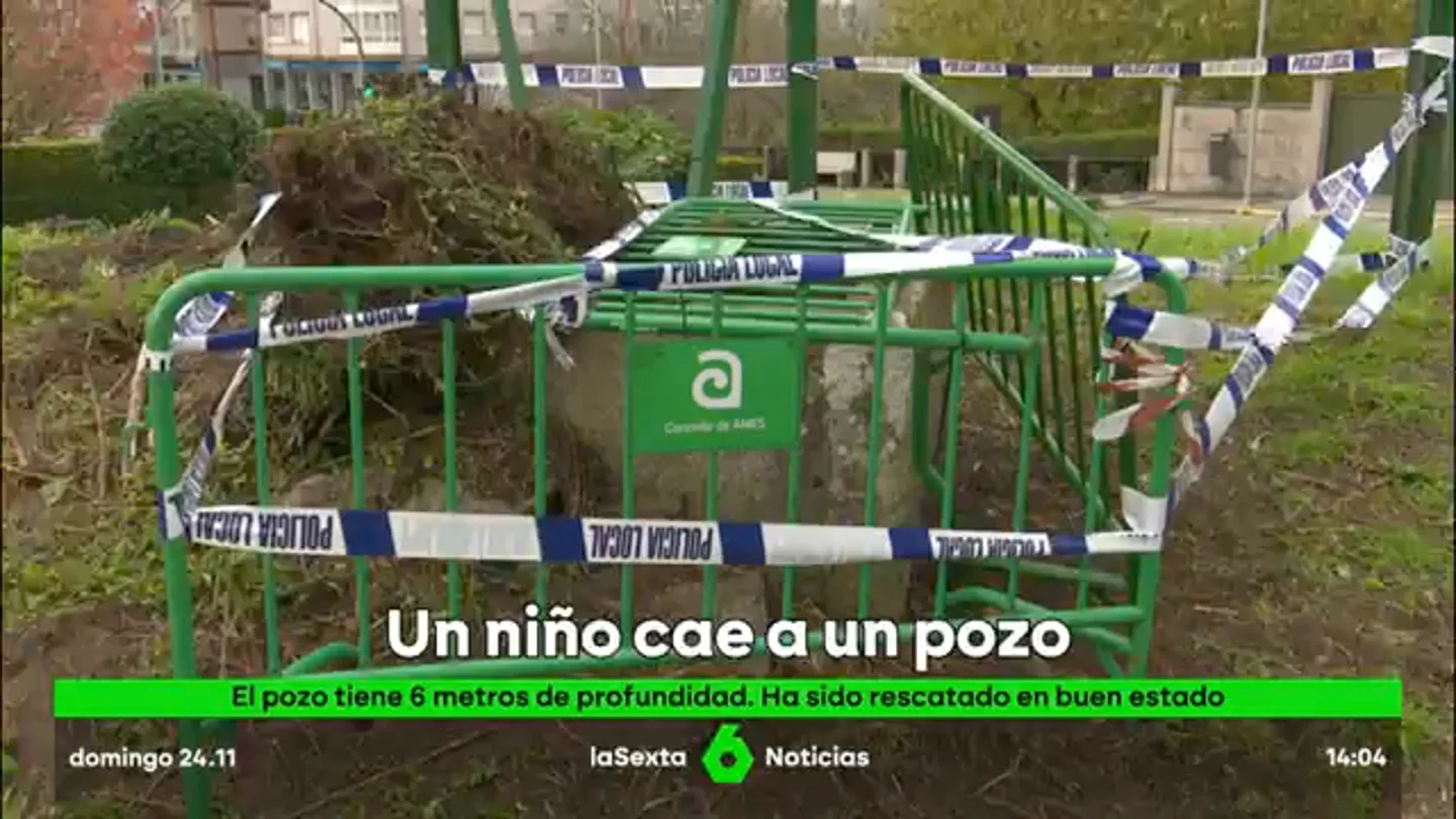 Rescatan a un niño de un pozo en el municipio gallego de Ames Rescatan a un niño de un pozo en el municipio gallego de Ames