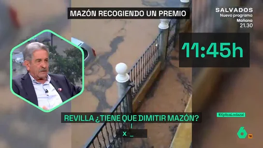 Miguel Ángel Revilla, sobre Mazón Miguel Ángel Revilla, sobre Mazón