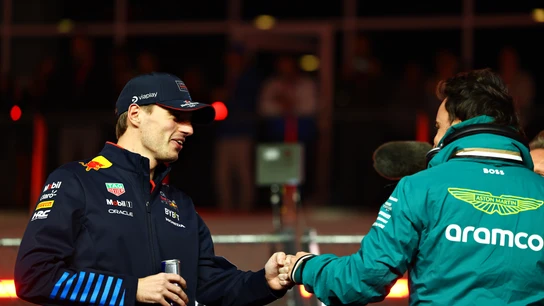 Fernando Alonso y Max Verstappen Fernando Alonso y Max Verstappen