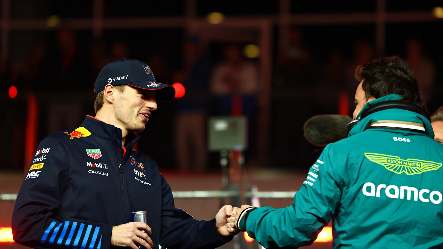 Fernando Alonso y Max Verstappen Fernando Alonso y Max Verstappen