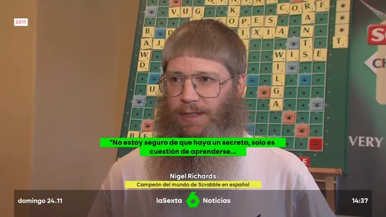 Gana el campeonato mundial de Scrabble en español sin saber nada del idioma: "Es una mente prodigiosa" Gana el campeonato mundial de Scrabble en español sin saber nada del idioma: "Es una mente prodigiosa"