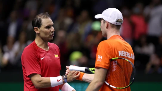 Rafa Nadal y Botic Van de Zandschulp Rafa Nadal y Botic Van de Zandschulp