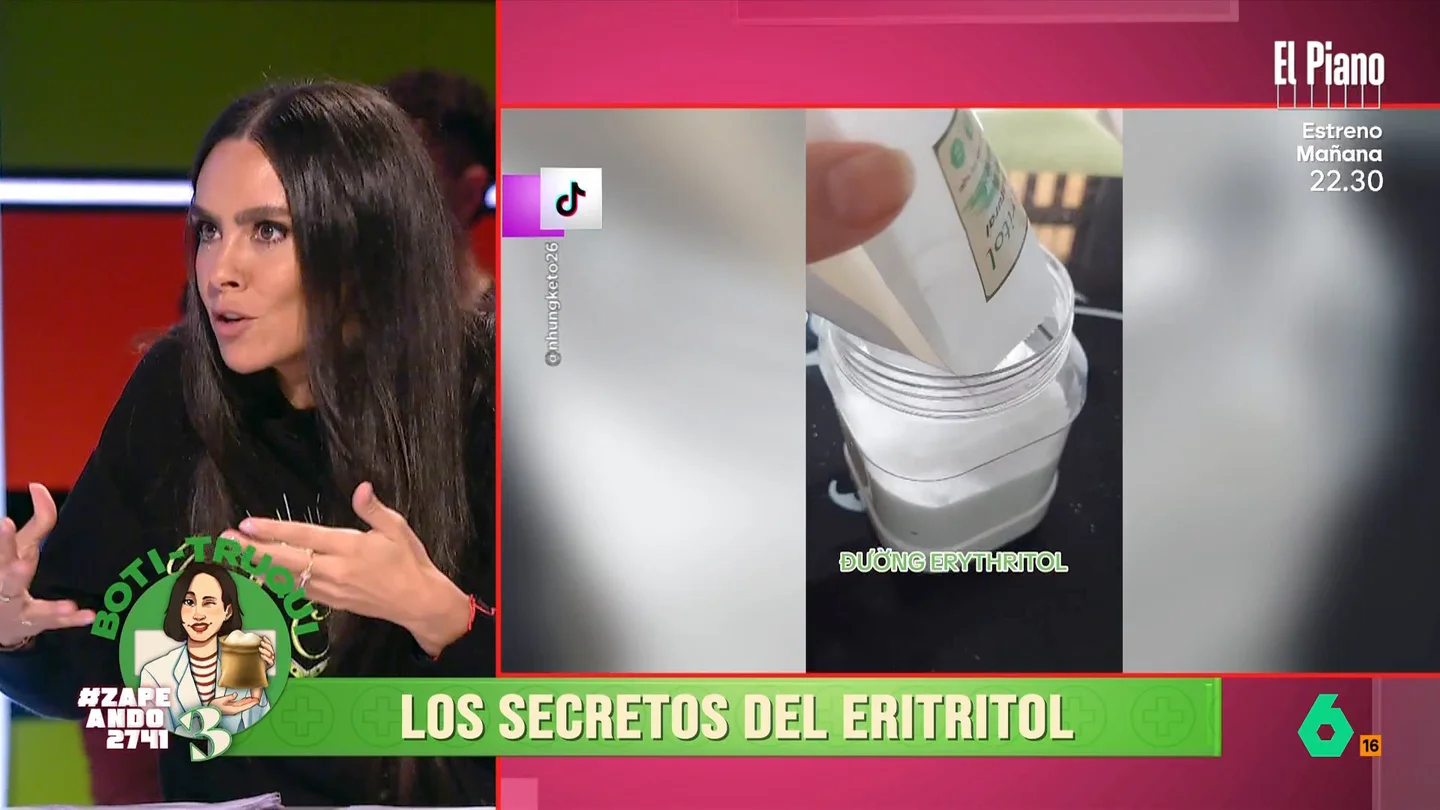 Cristina Pedroche confiesa qué le provoca el eritritol, el edulcorante de moda: "Unos pedos... ¡extremos!" Este edulcorante se ha convertido en una alternativa al azúcar muy utilizada en postres o para endulzar el café. pero, ¿es recomendable tomarlo? Boticaria García detalla todos sus beneficios pero también qué efectos.