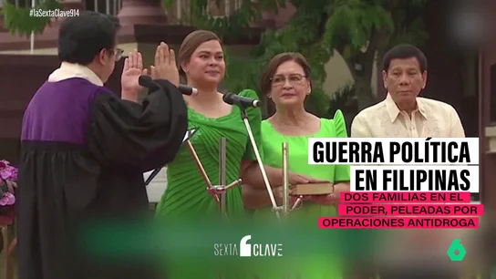 La vicepresidenta de Filipinas,Sara Duterte es hija del expresidente Rodrigo Duterte (2016-2022). La vicepresidenta de Filipinas,Sara Duterte es hija del expresidente Rodrigo Duterte (2016-2022).