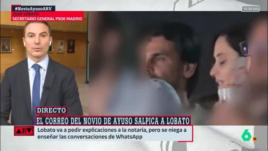 Juan Lobato, secretario general del PSOE en Madrid, en una entrevista en ARV Juan Lobato, secretario general del PSOE en Madrid, en una entrevista en ARV
