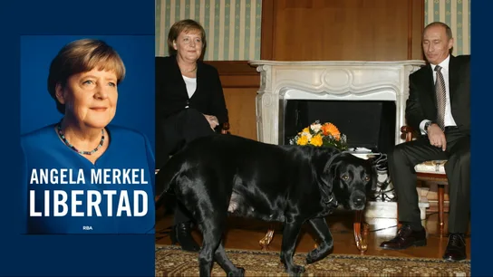 Merkel presenta su libro Merkel durante la reunión de Sochi con Putin