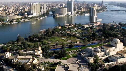 El Nilo a su paso por El Cairo