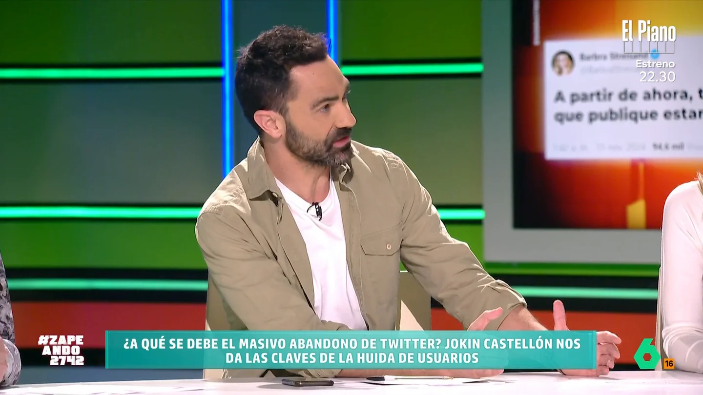 Jokin Castellón, sobre el éxodo de usuarios de 'Twitter': "Es un ambiente hostil y de desinformación" Jokin Castellón, sobre el éxodo de usuarios de 'Twitter': "Es un ambiente hostil y de desinformación"