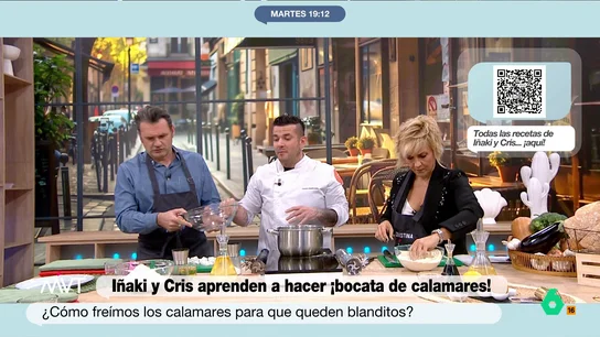 A la andaluza, a la romana y en orly: el chef Carlos Maldonado explica los diferentes tipos de rebozado de calamares El cocinero visita Más Vale Tarde para enseñar a Iñaki López y Cristina Pardo cómo elaborar un delicioso bocata de calamares. Una receta que, a pesar de parecer sencilla, también tiene sus secretos.
