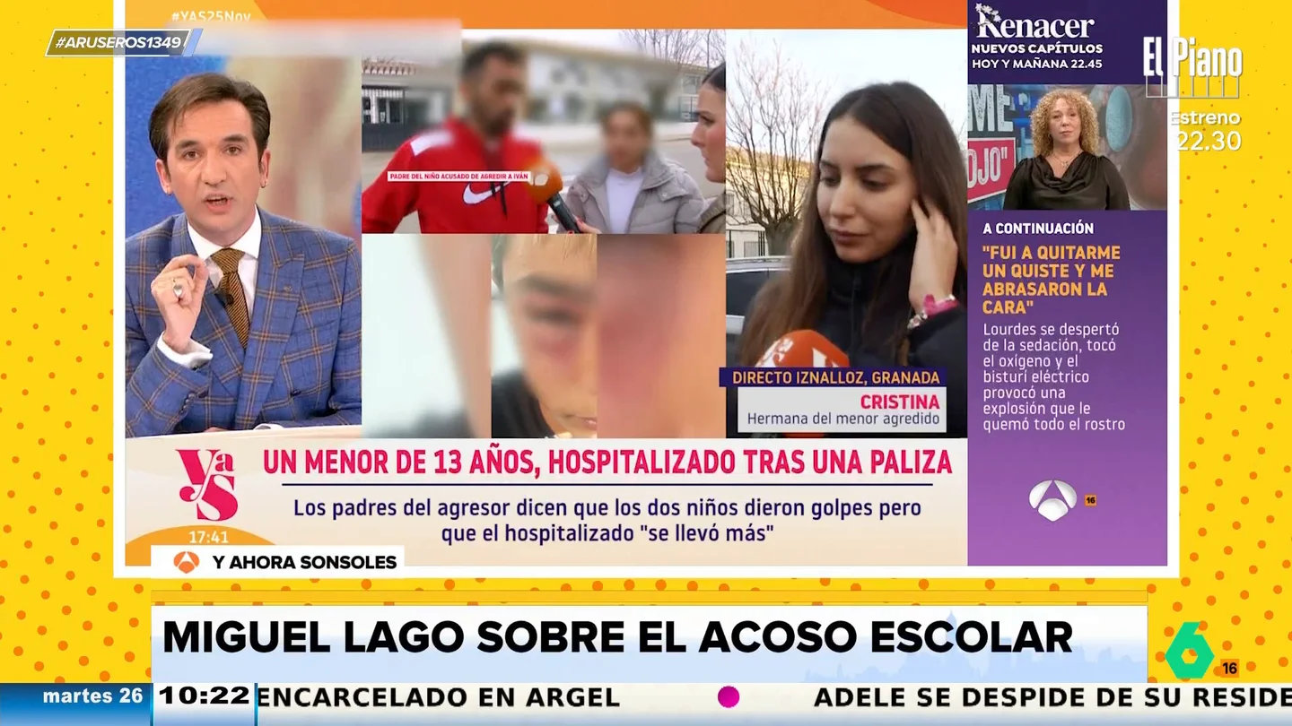 Miguel Lago, del acoso escolar: "Algunos directores se rascan las narices mientras a nuestros hijos les maltratan" Miguel Lago, del acoso escolar: "Algunos directores se rascan las narices mientras a nuestros hijos les maltratan"