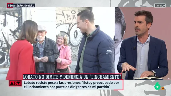 Pablo Simón, sobre Lobato: "Ha tomado la decisión de resistir, porque la guerra ya existía desde bastante antes" Pablo Simón, sobre Lobato: "Ha tomado la decisión de resistir, porque la guerra ya existía desde bastante antes"