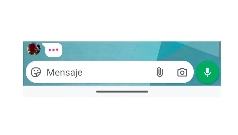 La nueva burbuja de WhatsApp La nueva burbuja de WhatsApp