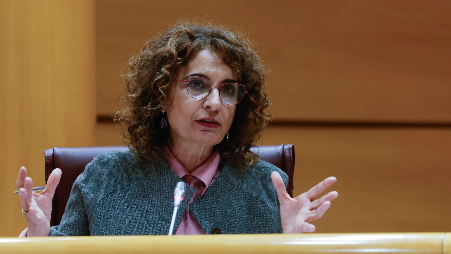 La vicepresidenta primera del Gobierno, María Jesús Montero, durante su comparecencia este martes en la comisión de investigación del caso Koldo La vicepresidenta primera del Gobierno, María Jesús Montero, durante su comparecencia este martes en la comisión de investigación del caso Koldo