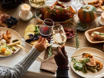 Menú de una cena de Acción de Gracias