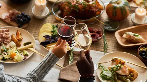 Menú de una cena de Acción de Gracias Menú de una cena de Acción de Gracias