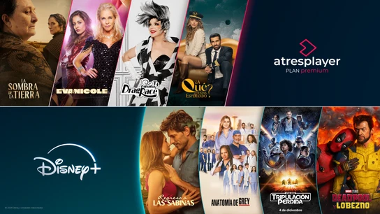 atresplayer y Disney+ se unen para lanzar un plan de suscripción conjunta a partir de este miércoles atresplayer y Disney+ se unen para lanzar un plan de suscripción conjunta a partir de este miércoles