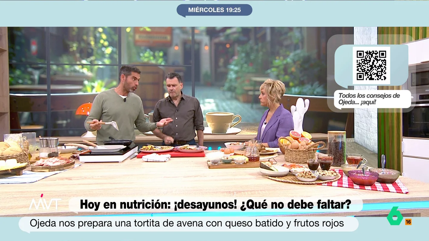 Pablo Ojeda defiende el consumo de lácteos: "No es lo mismo las calorías de un pastelito de chocolate que las de la leche" Pablo Ojeda defiende el consumo de lácteos: "No es lo mismo las calorías de un pastelito de chocolate que las de la leche"