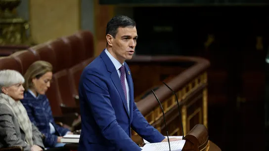 El presidente del Gobierno, Pedro Sánchez, durante su comparecencia en el Congreso para informar de la gestión de la DANA El presidente del Gobierno, Pedro Sánchez, durante su comparecencia en el Congreso para informar de la gestión de la DANA