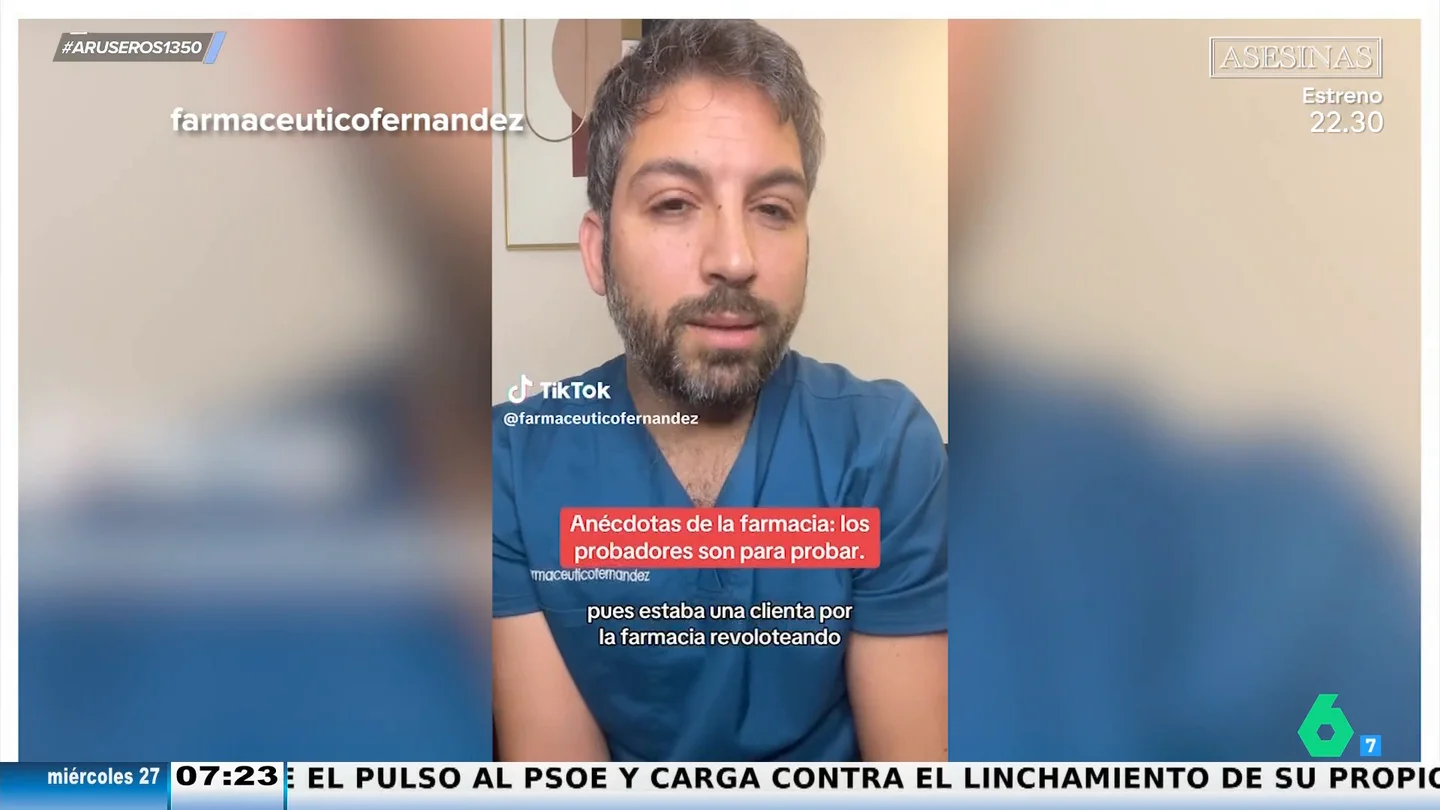 Un farmacéutico cuenta la surrealista anécdota que ha vivido con una clienta de su farmacia: "Nos han vuelto a robar" Un farmacéutico cuenta la surrealista anécdota que ha vivido con una clienta de su farmacia: "Nos han vuelto a robar"