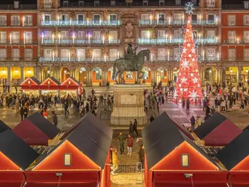 Plaza Mayor de Madrid en Navidad Plaza Mayor de Madrid en Navidad