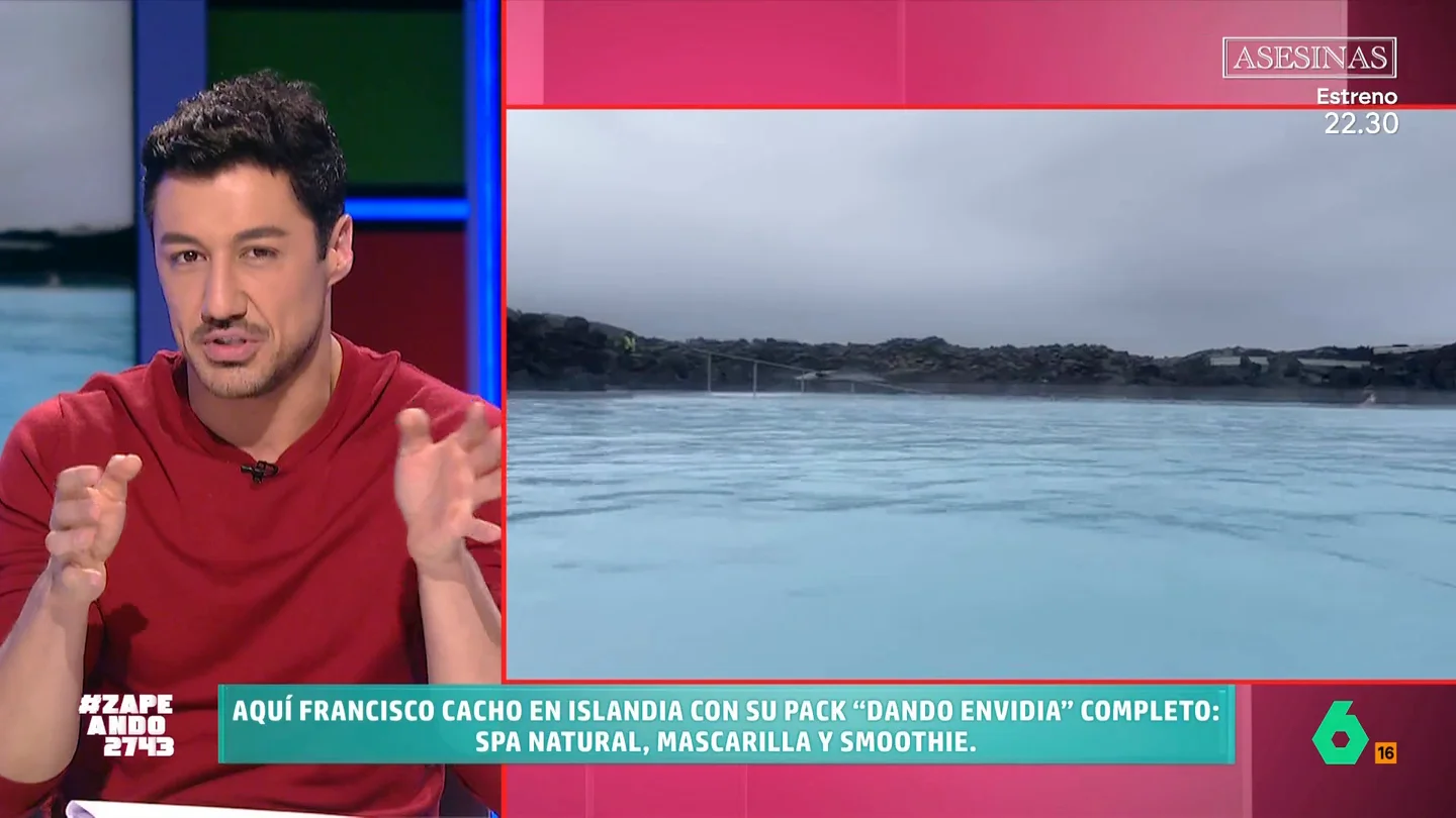 Francisco Cacho, sobre su experiencia en las piscinas termales de Islandia: "Puedes estar a cinco grados bajo cero" Francisco Cacho, sobre su experiencia en las piscinas termales de Islandia: "Puedes estar a cinco grados bajo cero"