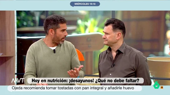Pablo Ojeda: "Soy capaz de cortar una mano si me quitas mi desayuno" Pablo Ojeda: "Soy capaz de cortar una mano si me quitas mi desayuno"